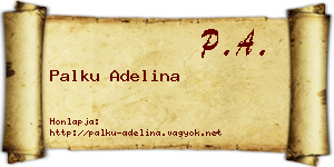 Palku Adelina névjegykártya